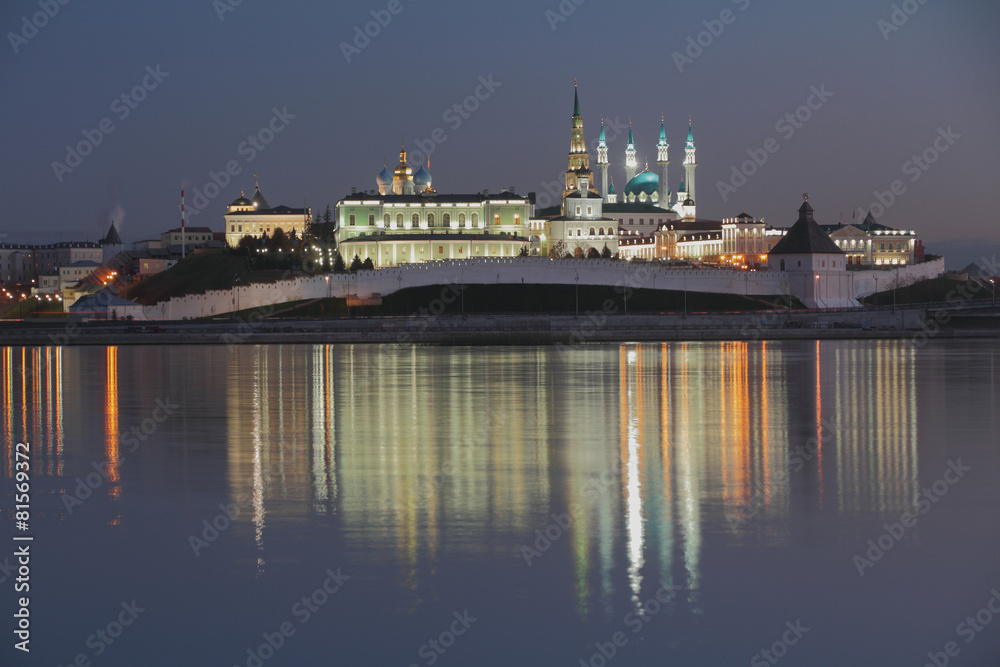 River Kazanka, Kazan Kremlin, Tatarstan, Russia