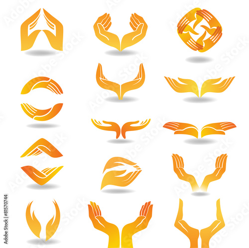 Hands design element