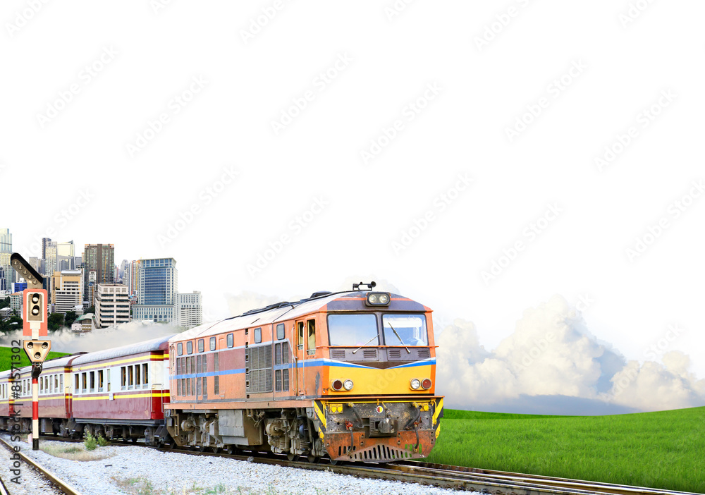 Fototapeta premium vintage train