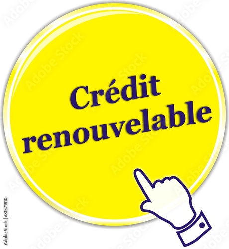 bouton crédit renouvelable