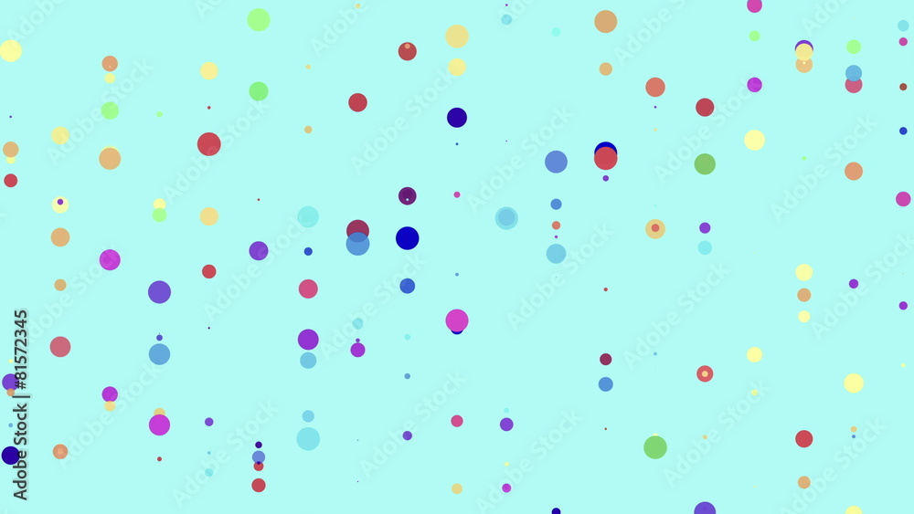 retro vintage background with polka dots, blinking in time