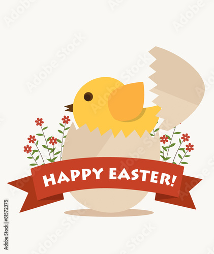 Happy easter cards with easter egg. Vector illustration.