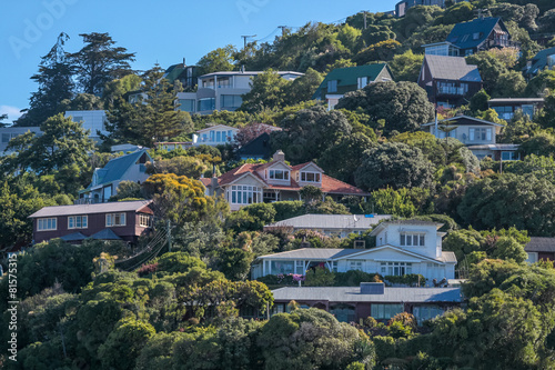 Villensiedlung am Sumner Beach bei Christchurch