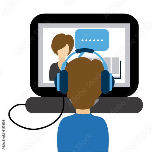 e-learning concept