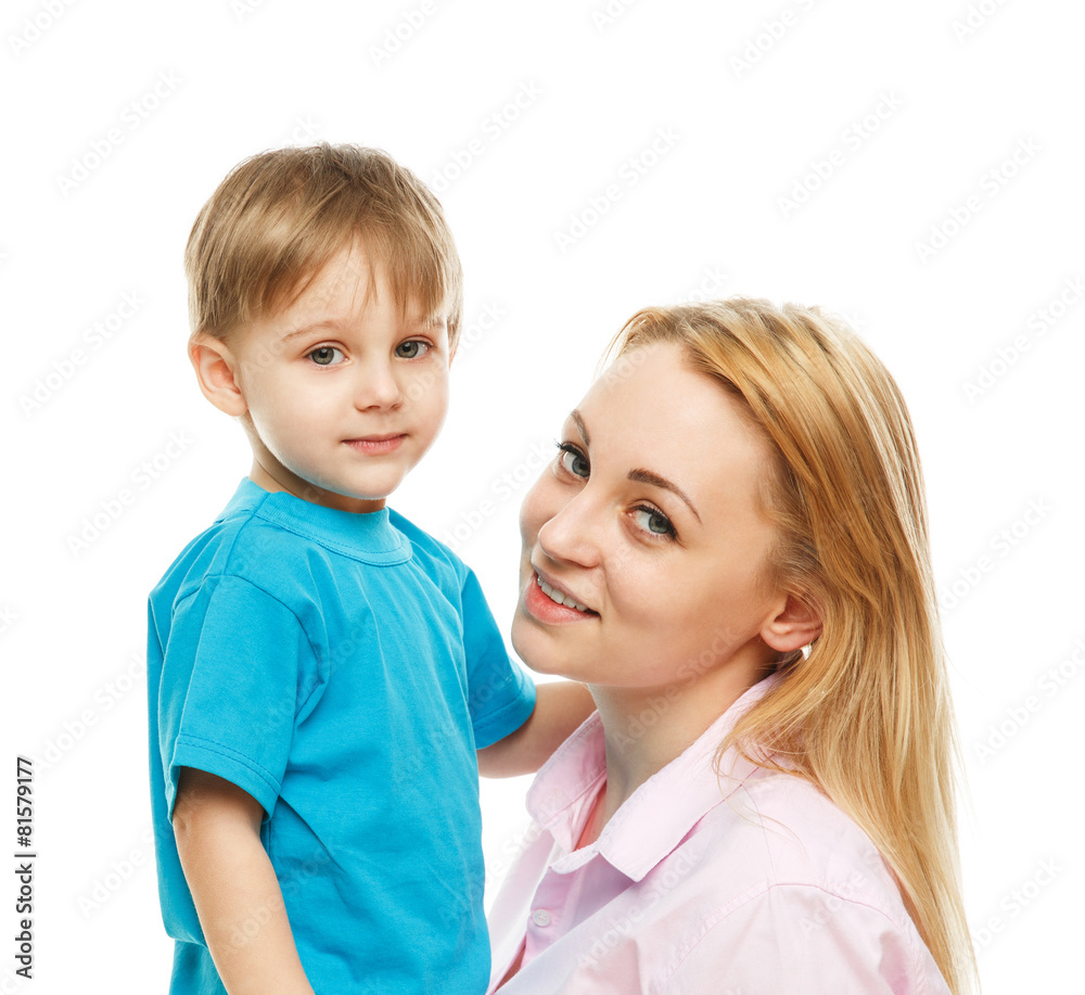 Nice boy with mother Nice boy with mother