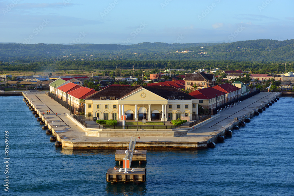 Cruise Port at Falmouth, Jamaica.