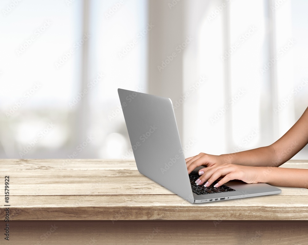Laptop. Working at laptop Laptop. Working at laptop