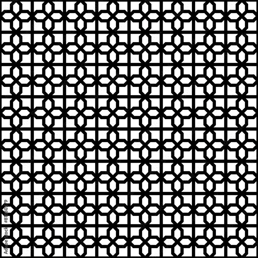 Abstract Decorative Geometric Dark Black & White Pattern Abstract Decorative Geometric Dark Black & White Pattern