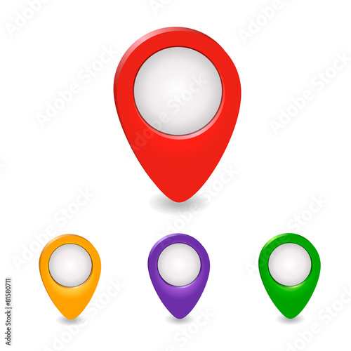 Set of map pointers - Free Download Set of map pointers - - GFXLoad
