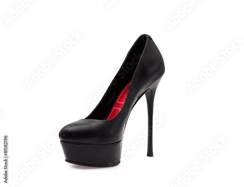 woman's platform high heel shoe