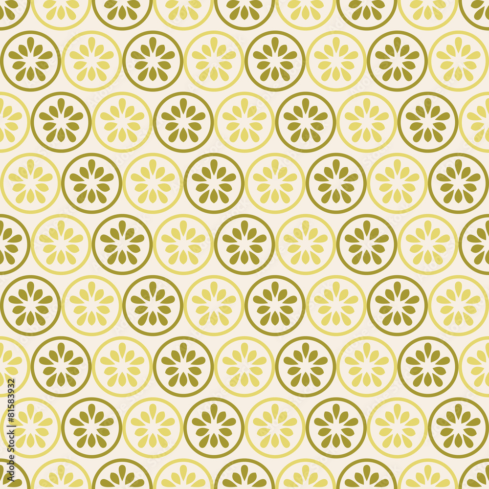 Fototapeta premium circle with flower