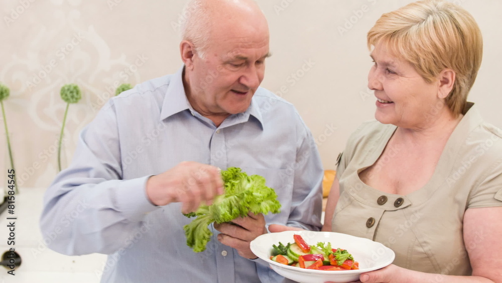Retired couple spending time together Retired couple spending time together