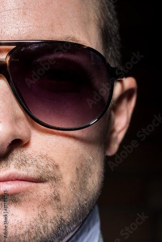 Confident Man with Sunglasses Portait