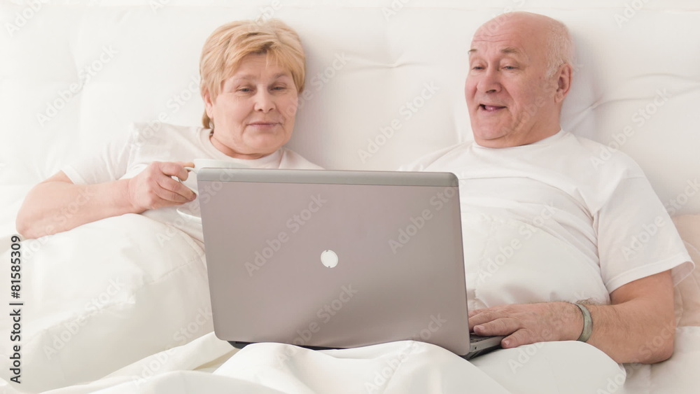 Retired couple spending time together Retired couple spending time together