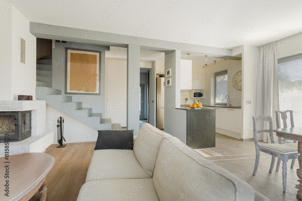 Fototapeta premium Elegant spacious interior
