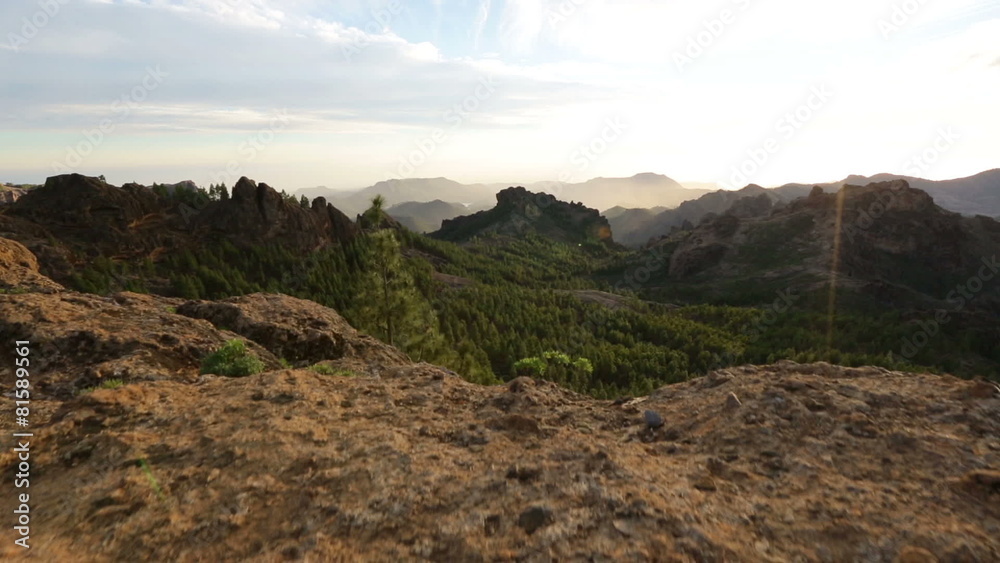Gran Canaria mountain landscape Gran Canaria mountain landscape