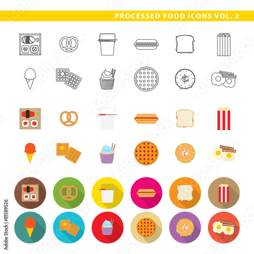 Processed food icons 002.