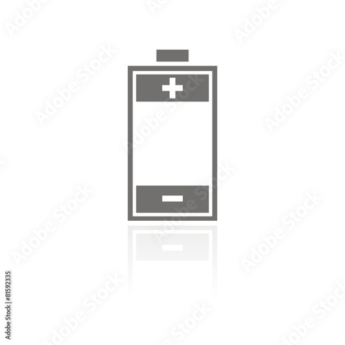 Icono batería FB reflejo