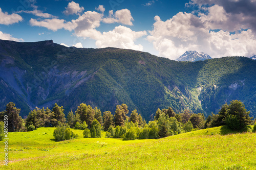 mountain landscape of georgia