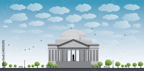 Thomas Jefferson Memorial, in Washington, DC, USA