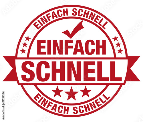 Einfach schnell Stempel