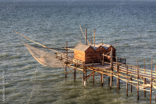 Trabucco in Termoli (Italy) photo