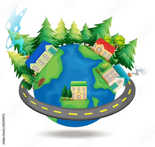 World and houses