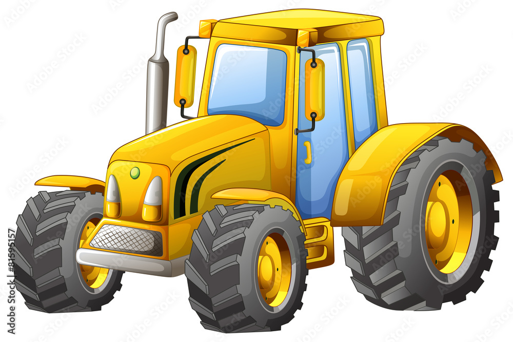 Fototapeta premium Tractor