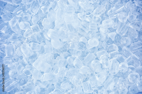 crushed ice in front of the white background