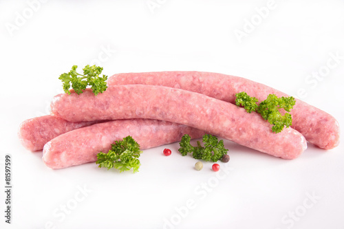 raw sausage