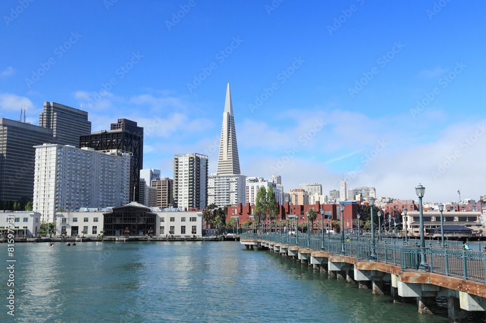 Obraz premium San Francisco skyline