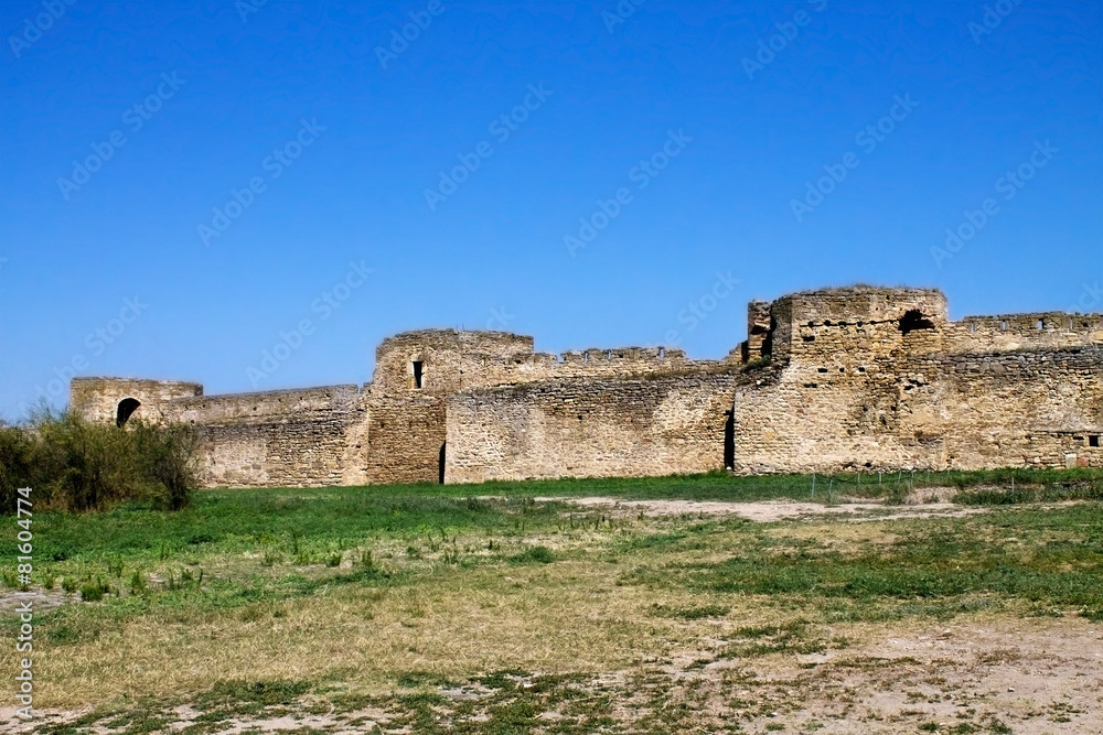 an ancient medieval fortress in Belgorod-Dniester