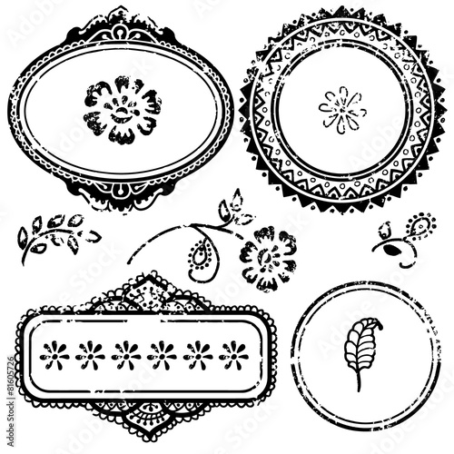 Grunge decorative elements