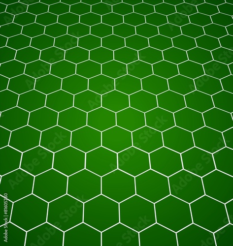 Football background with abstract pattern and green lawn Tor honeycomb - Fußballhintergrund abstrakt mit Tornetz Wabenmuster und grünem Rasen
