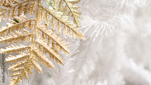 gold and white elements background christmas