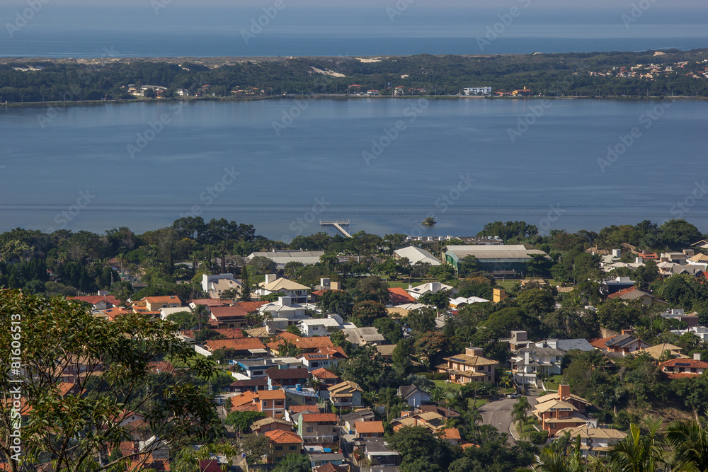 Obraz premium Mar e lagoa