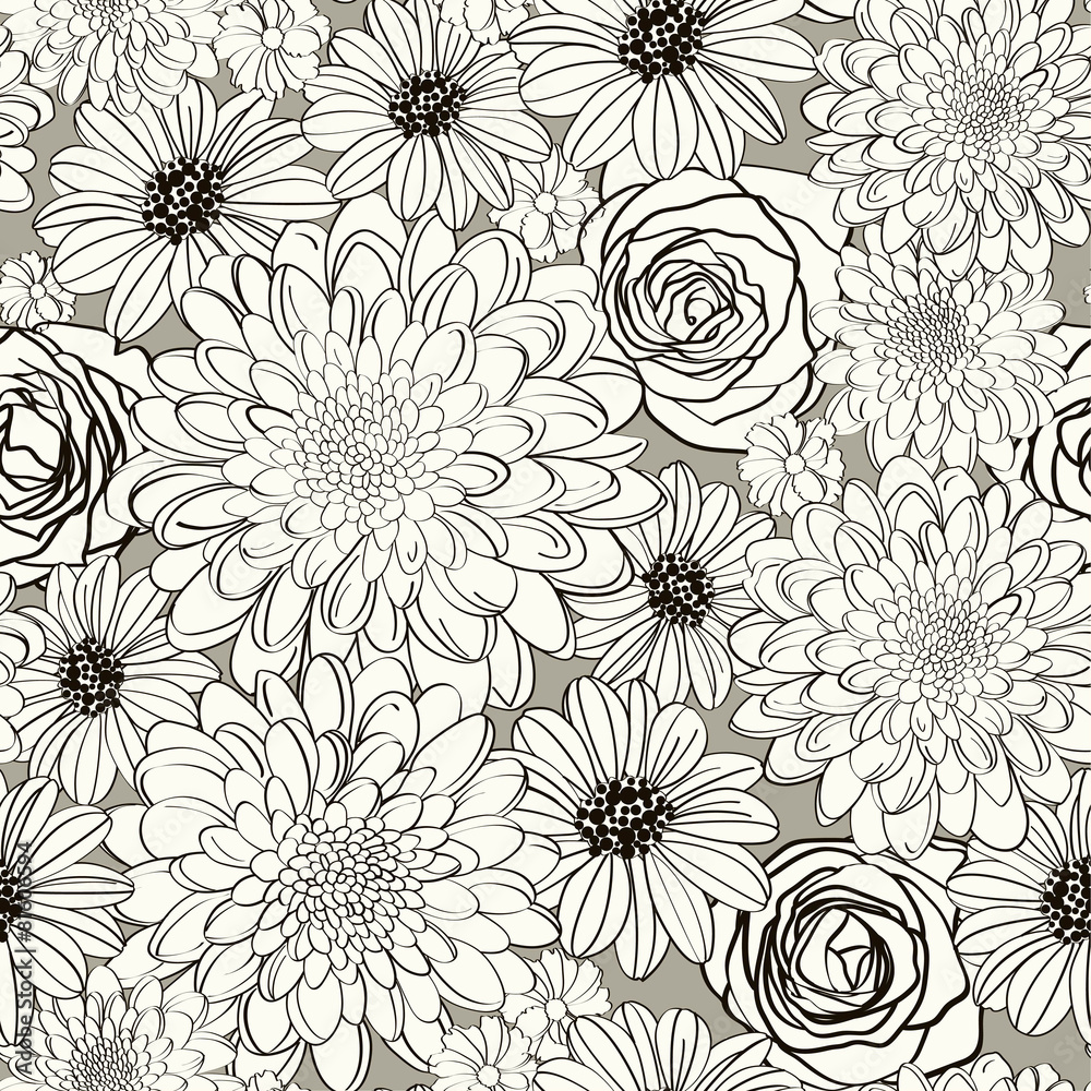 seamless floral background seamless floral background
