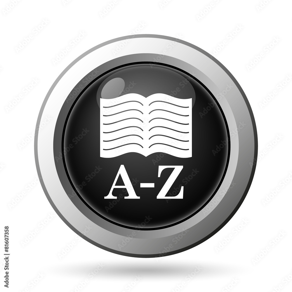 Fototapeta premium A-Z book icon