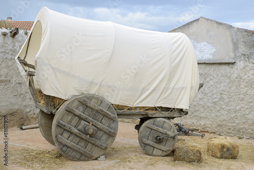 Vintage covered wagon