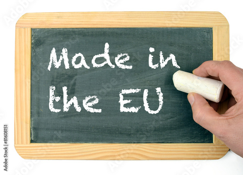 Fototapeta Naklejka Na Ścianę i Meble -  Made in the EU Tafel
