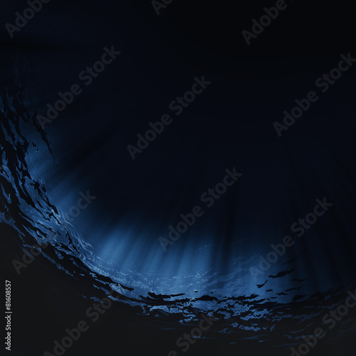 Deep water, abstract natural backgrounds photo