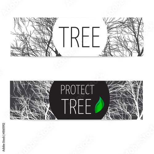 banners protect tree