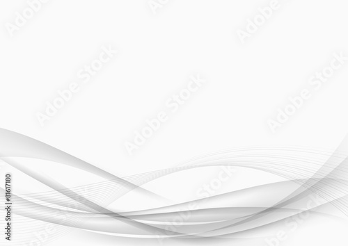Futuristic abstract background with smooth swoosh line