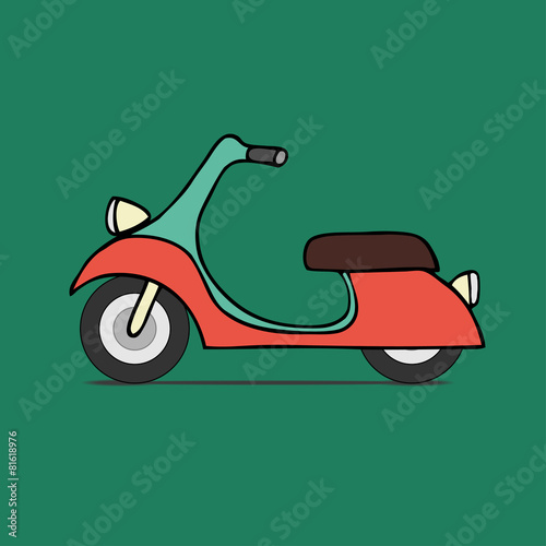 Classic moped
