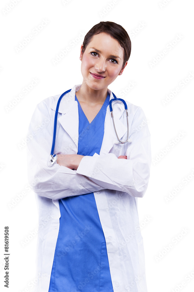 Image of an enthusiastic intern looking at camera Image of an enthusiastic intern looking at camera