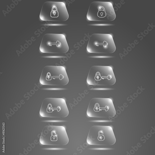 button keys and lock