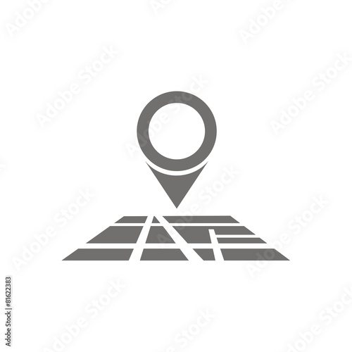 Icono mapa ubicación FB photo