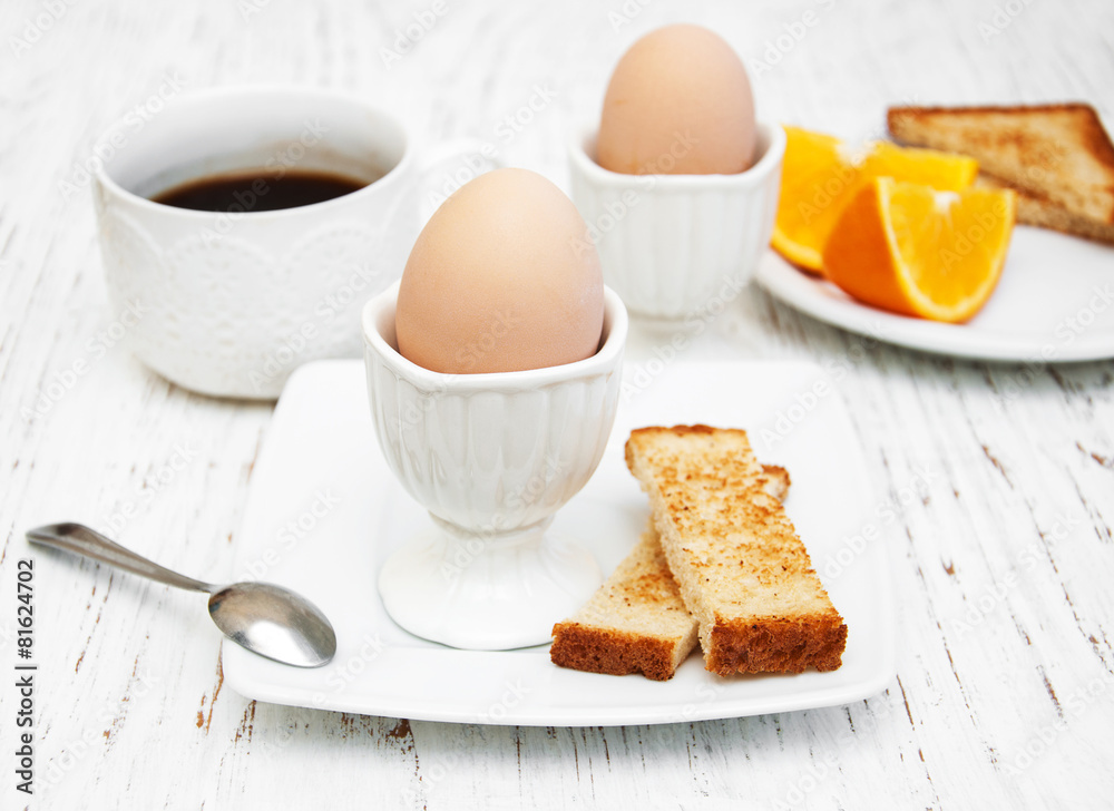 boiled eggs for breakfast
