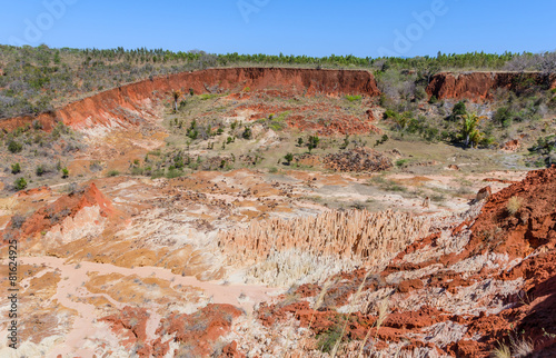 Red Tsingy in Ankarana Madagascar photo