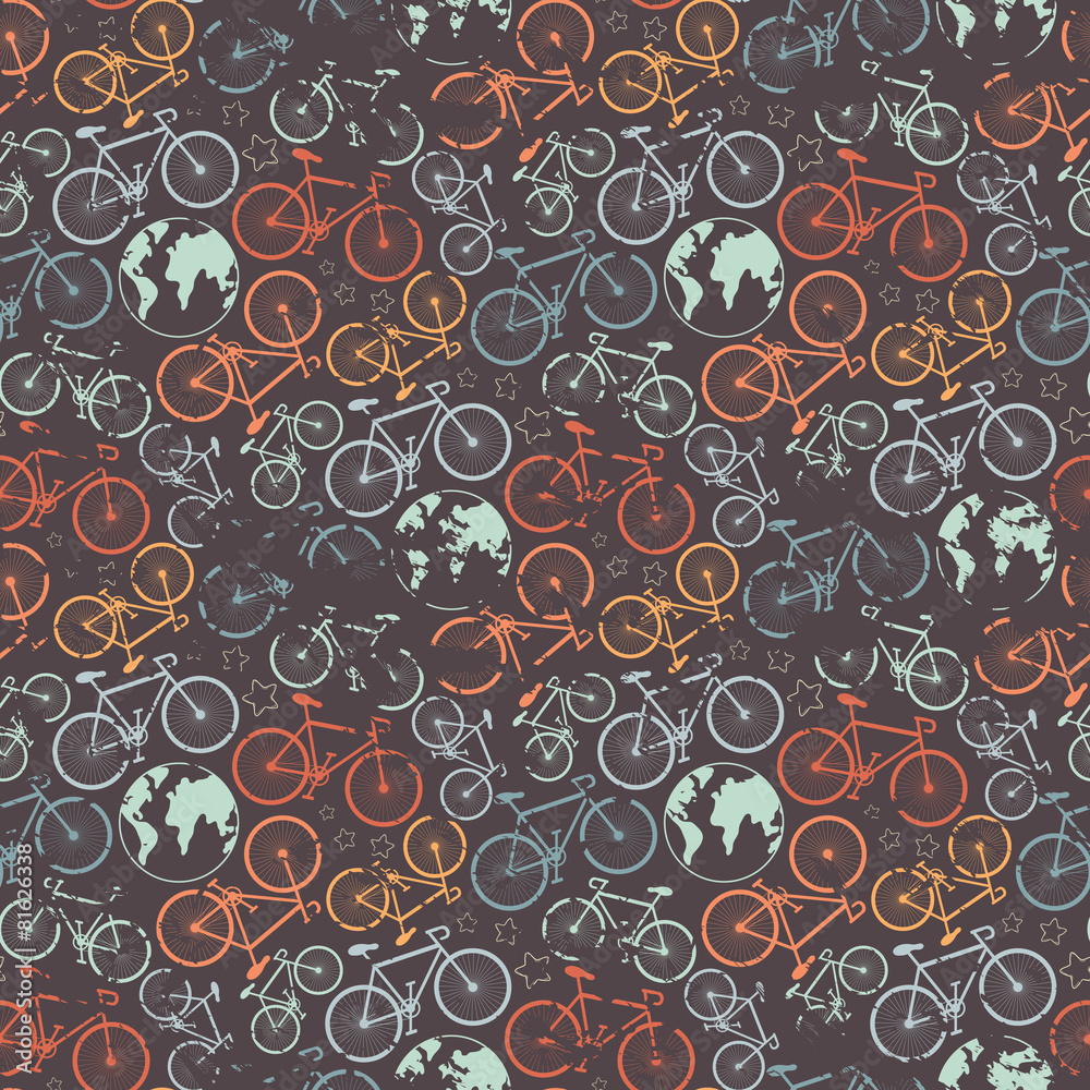 Bicycle grunge pattern Bicycle grunge pattern